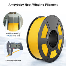 Load image into Gallery viewer, Amoybaby Silk Bright Gold PLA Filament 1.75mm, Shiny Silk PLA 3D Printer Filament High Speed & Clog-Free, Dimensional Accuracy +/- 0.03mm, 1kg(2.2lb), Fits for Most FDM 3D Printers