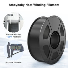 Load image into Gallery viewer, Amoybaby Blue Silk PLA Filament Bundle 1.75mm 3D Printer Filament, 2kg Spool (4.4lbs), Dimensional Accuracy +/- 0.03 mm, Fit Most FDM 3D Printer (Silk Blue 2-Pack)