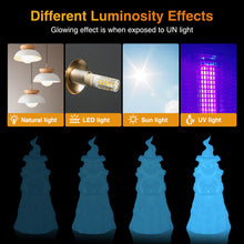 Load image into Gallery viewer, Amoybaby Glow in The Dark PLA Filament 1.75mm 3D Printer Filament Bundle, 2kg Spool (4.4lbs), Dimensional Accuracy +/- 0.03 mm, Fit Most FDM 3D Printers (Glow Blue 2-Pack)