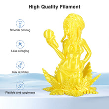 Load image into Gallery viewer, Amoybaby Silk Yellow PLA Filament 1.75mm, Shiny Silk PLA 3D Printer Filament High Speed & Clog-Free, Dimensional Accuracy +/- 0.03mm, 1kg(2.2lb), Fits for Most FDM 3D Printers