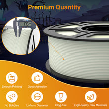 Load image into Gallery viewer, Amoybaby Glow in The Dark PLA Filament 1.75mm 3D Printer Filament Bundle, 2kg Spool (4.4lbs), Dimensional Accuracy +/- 0.03 mm, Fit Most FDM 3D Printers (Glow Blue 2-Pack)