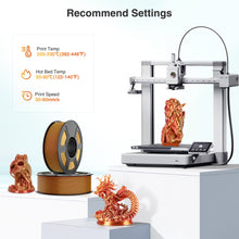 Load image into Gallery viewer, Amoybaby Dual Color Silk PLA Filament 1.75mm 3D Printer Filament Bundle, 2kg Spool (4.4lbs), Dimensional Accuracy +/- 0.03 mm, Fit Most FDM 3D Printers (Silk Gold Red 2-Pack)