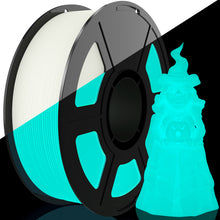Load image into Gallery viewer, Amoybaby Glow in The Dark PLA Filament 1.75mm, Luminous 3D Printer Filament, 1kg Spool (2.2lbs), Dimensional Accuracy +/- 0.03 mm, Fit Most FDM 3D Printer (Glow Teal)

