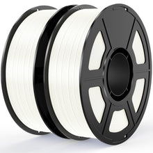 Load image into Gallery viewer, Amoybaby White Silk PLA Filament Bundle 1.75mm 3D Printer Filament, 2kg Spool (4.4lbs), Dimensional Accuracy +/- 0.03 mm, Fit Most FDM 3D Printer (Silk White 2-Pack)
