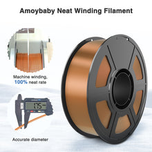 Load image into Gallery viewer, Amoybaby Silk Red Copper PLA Filament 1.75mm, Shiny Silk PLA 3D Printer Filament High Speed &amp; Clog-Free, Dimensional Accuracy +/- 0.03mm, 1kg(2.2lb), Fits for Most FDM 3D Printers
