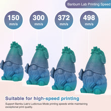 Load image into Gallery viewer, Amoybaby Matte Rainbow PLA 3D Printer Filament, 1.75±0.03mm Vibrant Color Gradient PLA, Low Warping&amp;High Precision 3D Printing Filament, Mystic Haze 1kg Spool(2.2lb), Fits for most FDM 3D Printers
