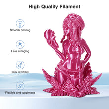 Load image into Gallery viewer, Amoybaby Rose Red Silk PLA Filament 1.75mm 3D Printer Filament, 2kg Spool (4.4lbs), Dimensional Accuracy +/- 0.03 mm, Fit Most FDM 3D Printer (Silk Rose Red 2-Pack)
