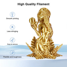 Load image into Gallery viewer, Amoybaby Silk Gold PLA Filament 1.75mm, Shiny Silk PLA 3D Printer Filament High Speed &amp; Clog-Free, Dimensional Accuracy +/- 0.03mm, 1kg(2.2lb), Fits for Most FDM 3D Printers

