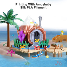 Load image into Gallery viewer, Amoybaby Silk PLA Filament Bundle, 1.75mm 3D Printer Filament 2-Pack, 2kg Spool (4.4lbs), Dimensional Accuracy +/- 0.03 mm, Fit Most FDM 3D Printer (Silk Red+Silk Green)
