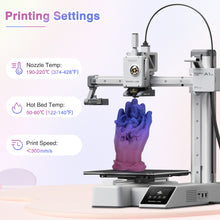 Load image into Gallery viewer, Amoybaby Matte Rainbow PLA 3D Printer Filament, 1.75±0.03mm Vibrant Color Gradient PLA, Low Warping&amp;High Precision 3D Printing Filament, 1kg Spool(2.2lb) Twilight Gradient, Fits for most FDM 3D Printers
