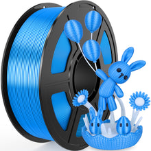 Load image into Gallery viewer, Amoybaby Sky Blue Silk PLA Filament 1.75mm, Shiny Silk PLA 3D Printer Filament High Speed &amp; Clog-Free, Dimensional Accuracy +/- 0.03mm, 1kg(2.2lb), Fits for Most FDM 3D Printers
